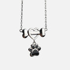 MEJA – Elegant Necklace with Delicate Paw Design Made of Durable Stainless Steel-Westeryn