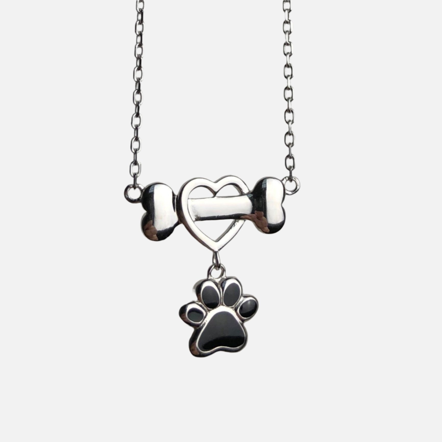 MEJA – Elegant Necklace with Delicate Paw Design Made of Durable Stainless Steel-Westeryn