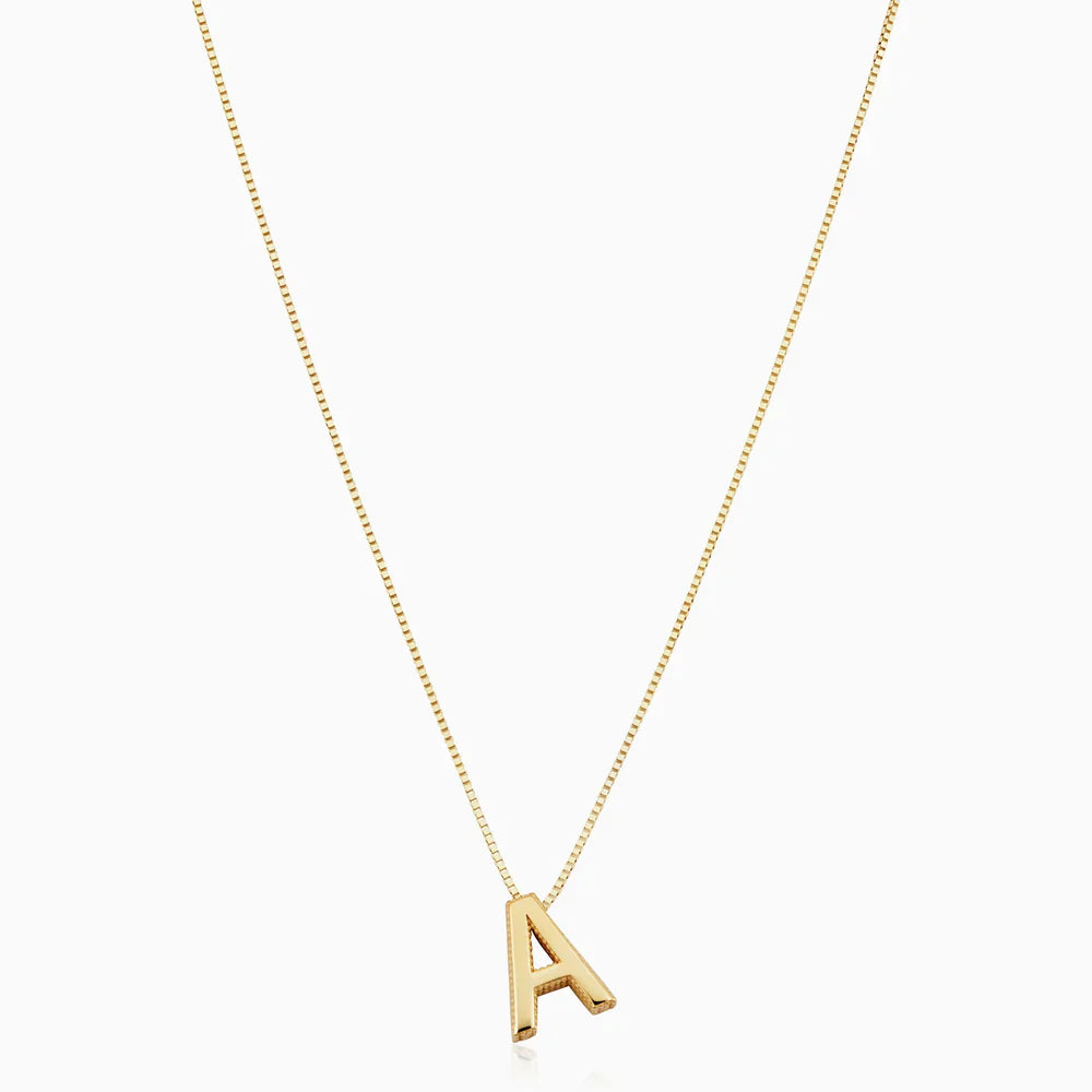 Love letter initial necklace | Gold-Westeryn