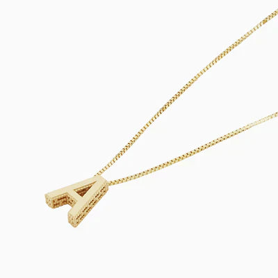 Love letter initial necklace | Gold-Westeryn