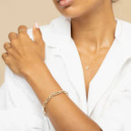Love letter initial necklace | Gold-Westeryn