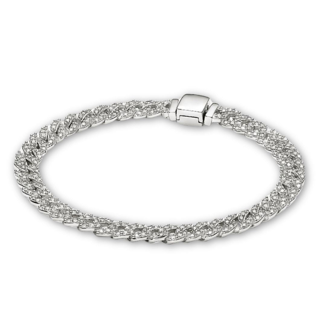 Pave Cuban Bracelet | Gold-Westeryn