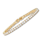 Tennis bracelet | Gold-Westeryn