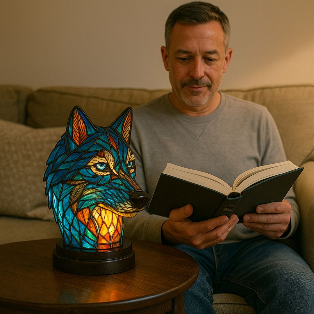 GlowWolf - handcrafted lamp that makes hearts shine-Westeryn