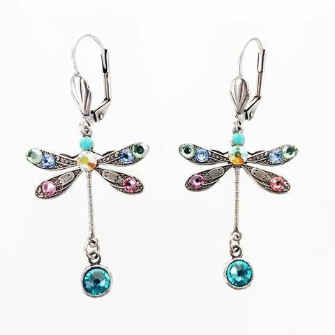 Elegant Carved Dragonfly Earrings-Westeryn