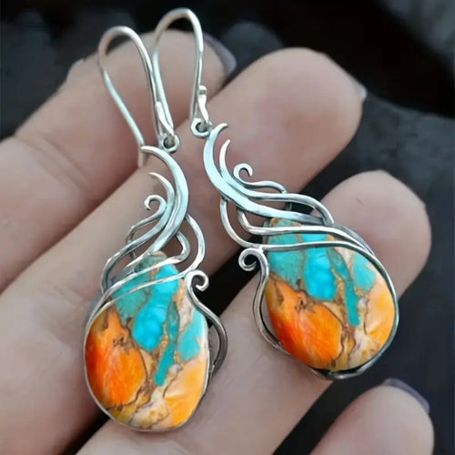 Brilliant Gemstone Drop Earrings-Westeryn