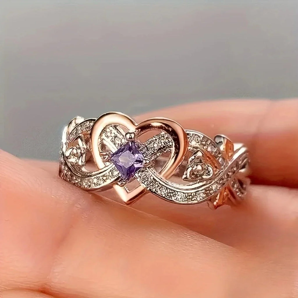 Violetheart Gold & Silver Ring | Mixed Gold-Westeryn