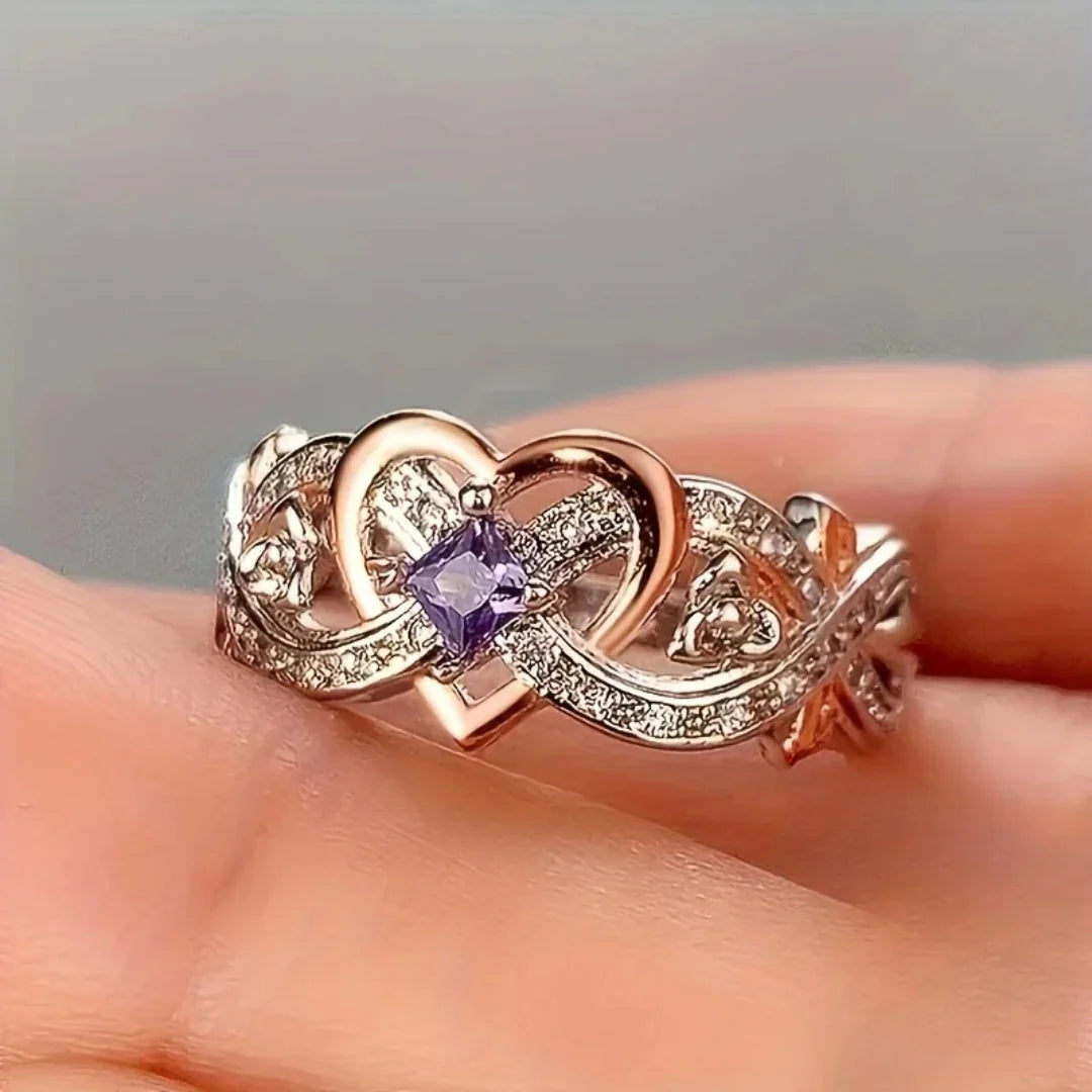 Violetheart Gold & Silver Ring | Mixed Gold-Westeryn