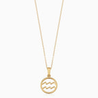 Zodiac sign necklace | Gold-Westeryn