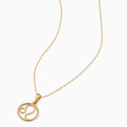 Zodiac sign necklace | Gold-Westeryn
