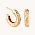 Cosmic Hoop Earrings | Gold-Westeryn