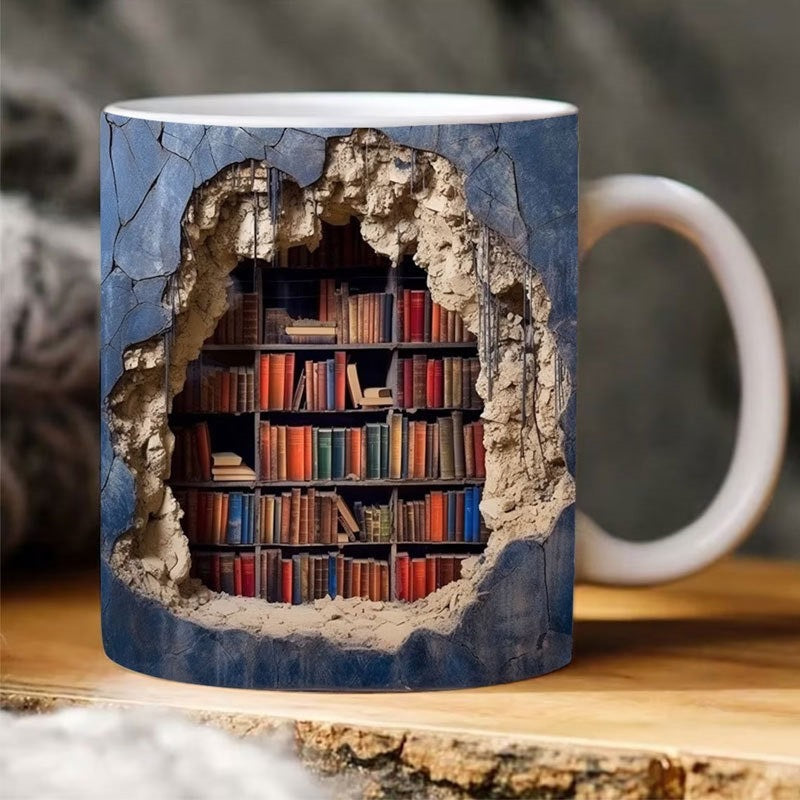 Handmade 3D Book Worlds Mug-Westeryn