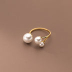 Adjustable Triple Freshwater Pearl Ring-Westeryn