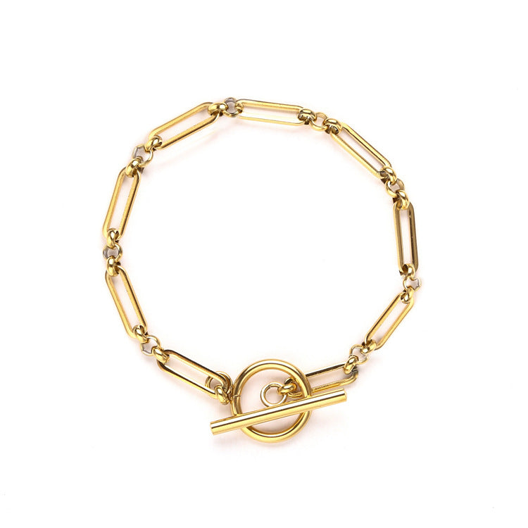 Link T-Bar Bracelet | Gold-Westeryn
