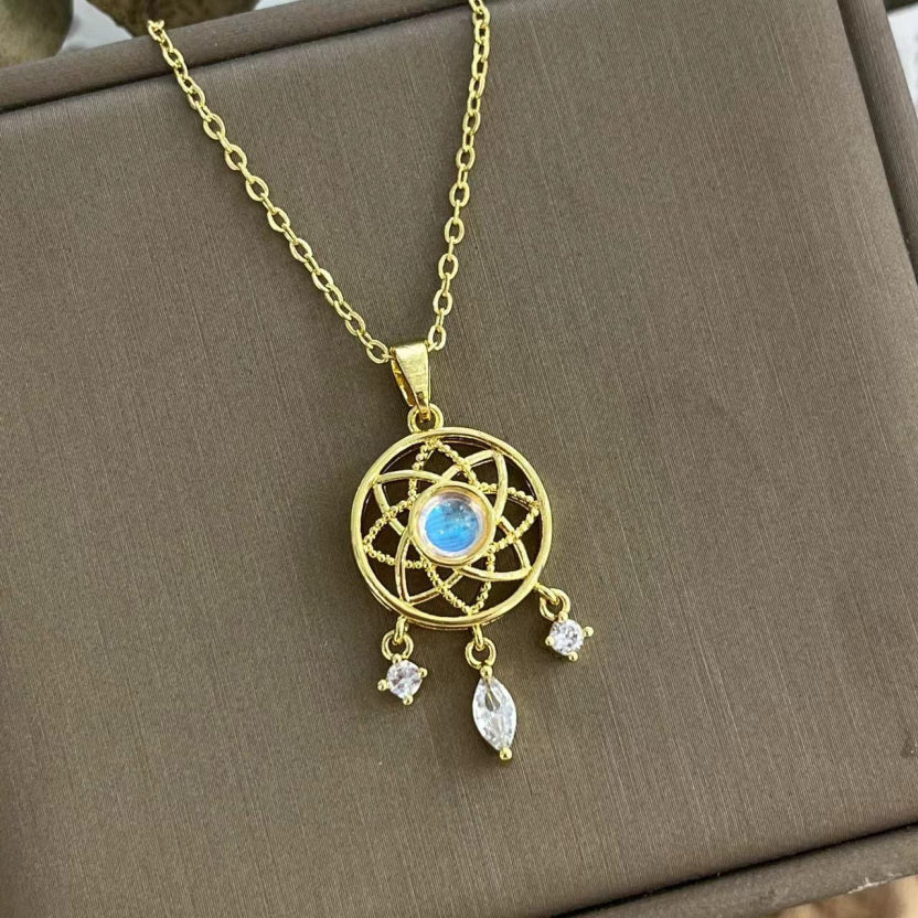 Moonstone Necklace - Dreamcatcher-Westeryn