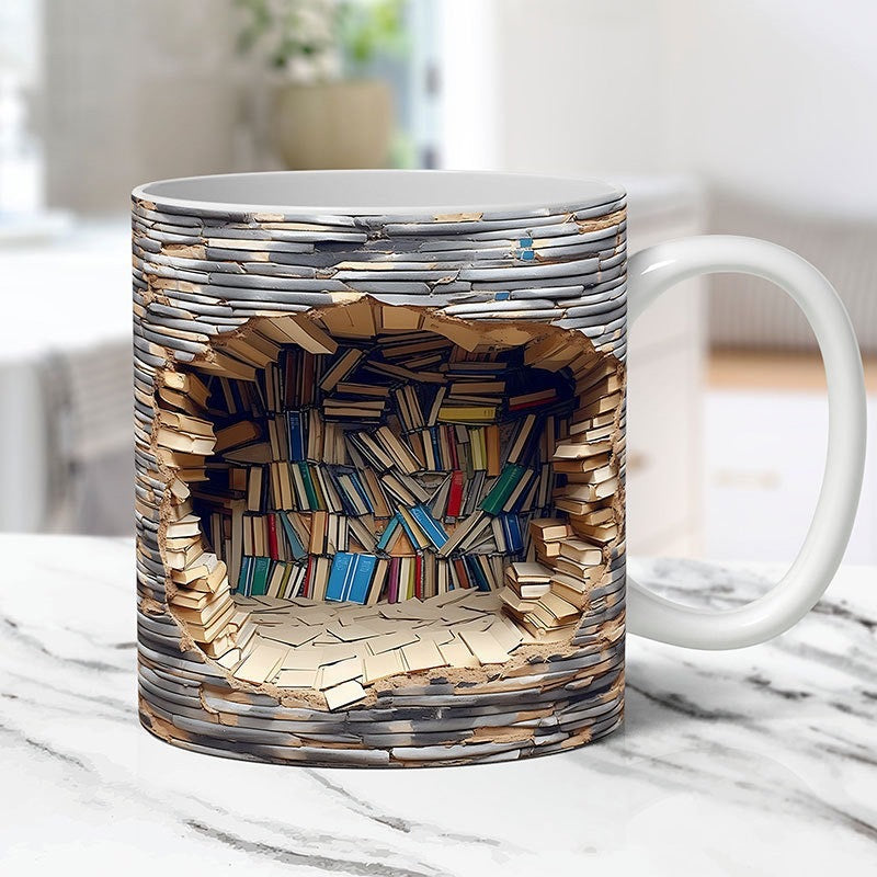 Handmade 3D Book Worlds Mug-Westeryn