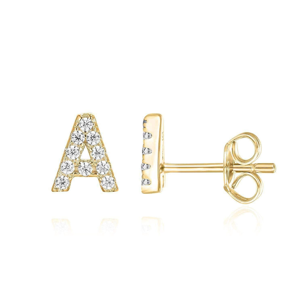 Initial Earring 1pc | Gold-Westeryn
