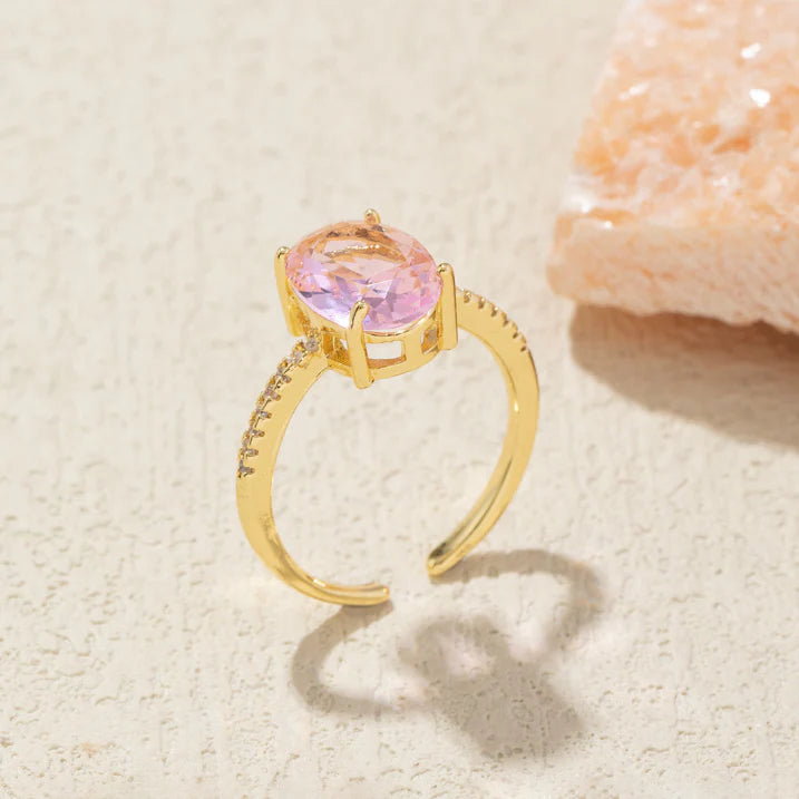 Moonstone Ring – Oval Cut Natural Moonstone-Westeryn