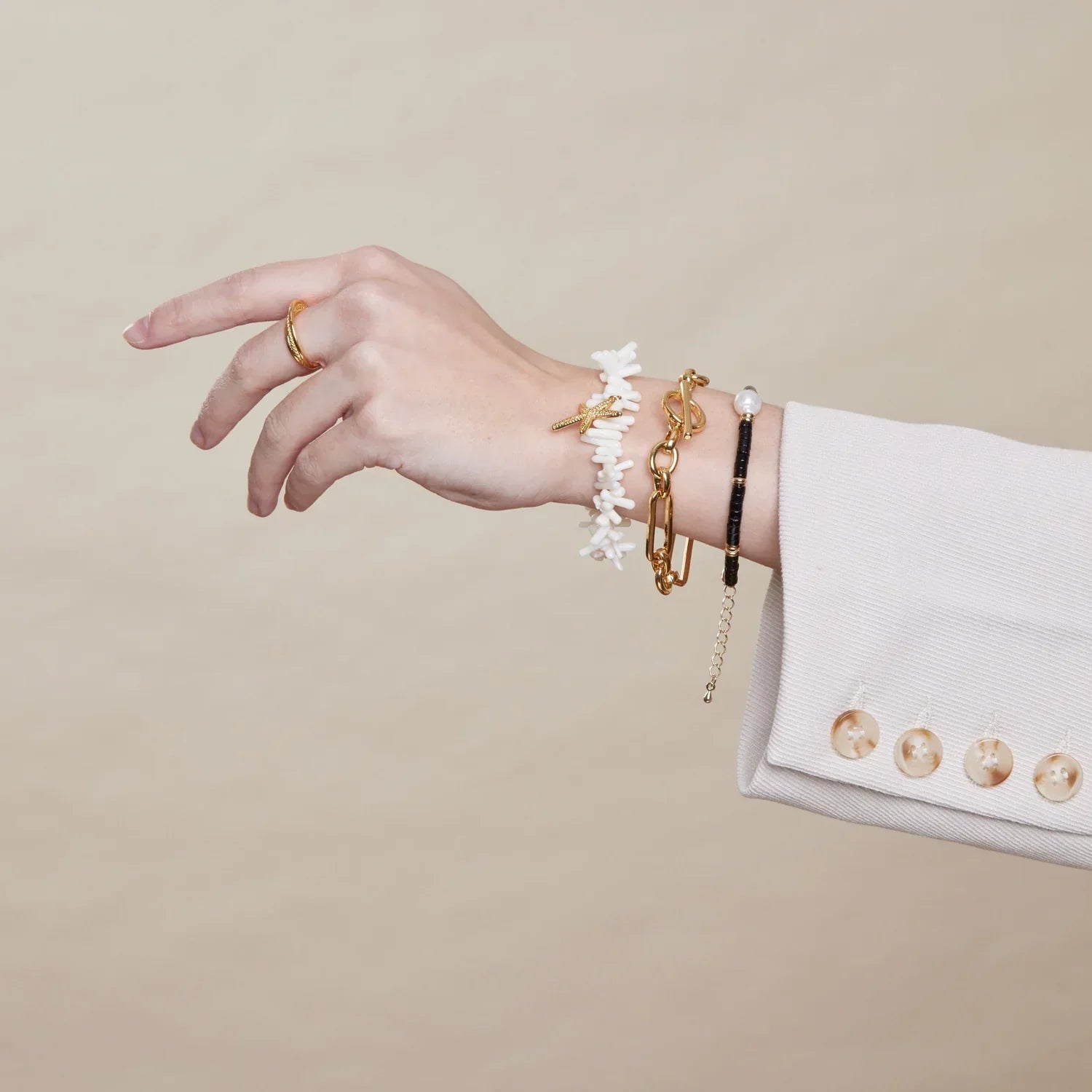Link T-Bar Bracelet | Gold-Westeryn