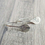 Vintage Silver Flower Earrings-Westeryn
