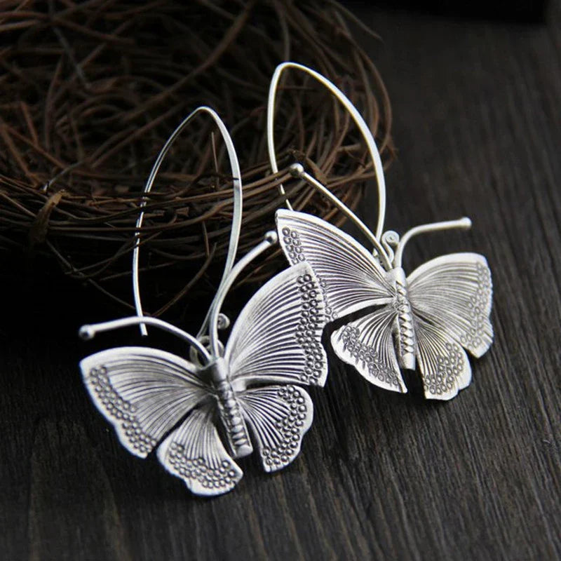 Whispering Elegance Butterfly Earrings-Westeryn