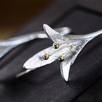 Blossom - Silver Flower Earrings-Westeryn