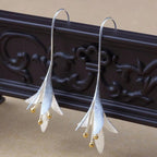 Blossom - Silver Flower Earrings-Westeryn
