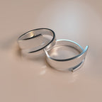 Adjustable Simple Silver Ring-Westeryn
