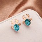 Enchanted Reindeer Crystal Studs-Westeryn
