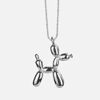 JUNO – Elegant Necklace with Charming Balloon Dog Pendant in Radiant Gold Look-Westeryn