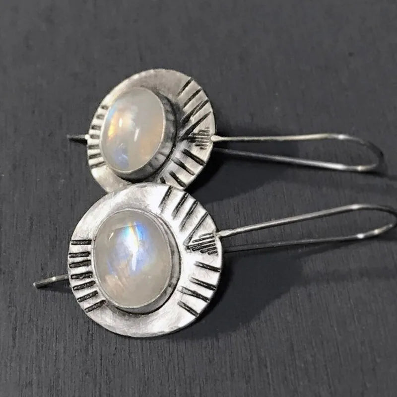 Katarina Moon Stone- Earrings-Westeryn