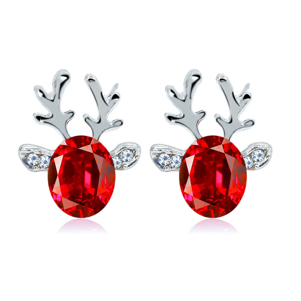 Enchanted Reindeer Crystal Studs-Westeryn