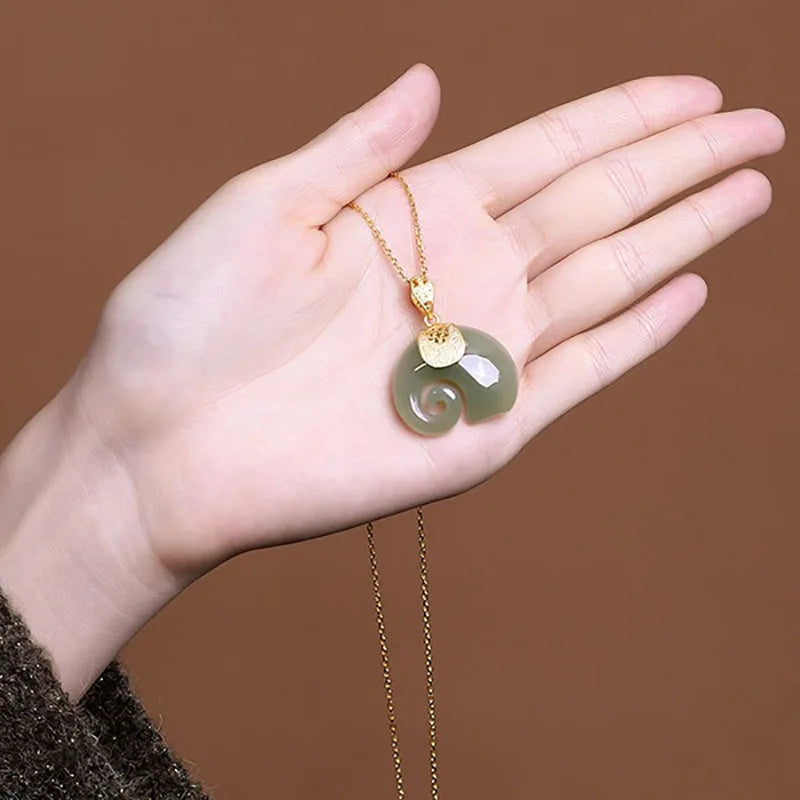 Tranquil Elephant Pendant Necklace