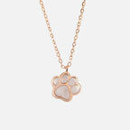 MALIA – Elegant Necklace with Sweet Paw Pendant Made of High-Quality Sterling Silver-Westeryn