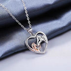 Equestrian Elegance Heart Necklace-Westeryn