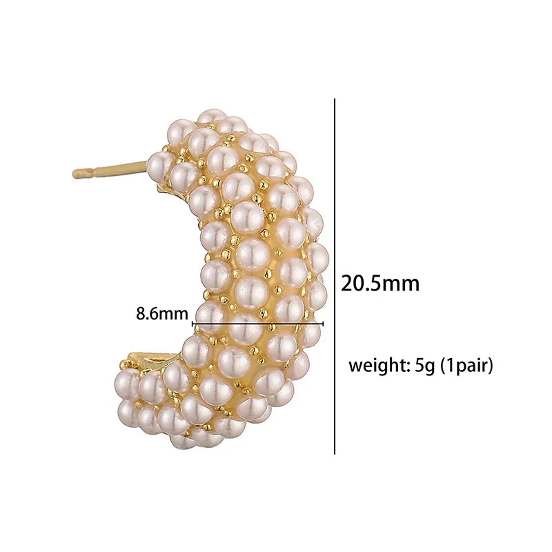 Classic Pearl Earrings-Westeryn