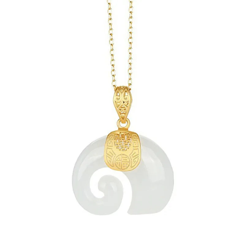 Tranquil Elephant Pendant Necklace