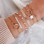 Pack of Boho Bracelets in Gold-Westeryn
