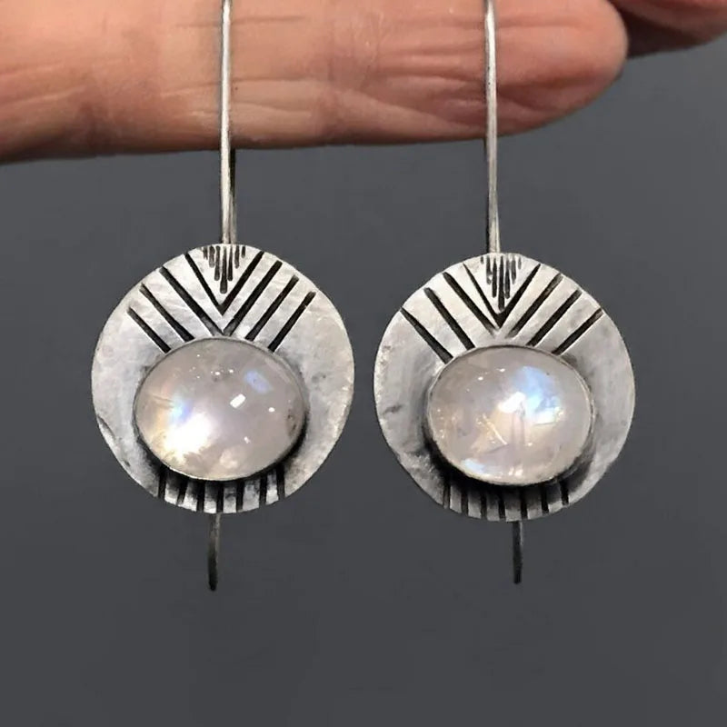 Katarina Moon Stone- Earrings-Westeryn