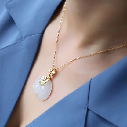 Tranquil Elephant Pendant Necklace