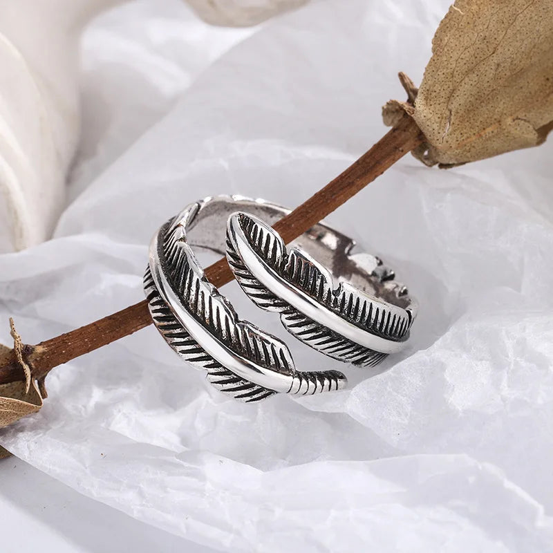 Celestial Feather Adjustable Ring-Westeryn
