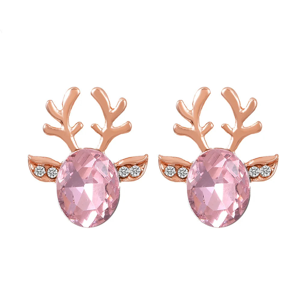 Enchanted Reindeer Crystal Studs-Westeryn