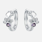 Celestial Paw Huggie Earrings-Westeryn