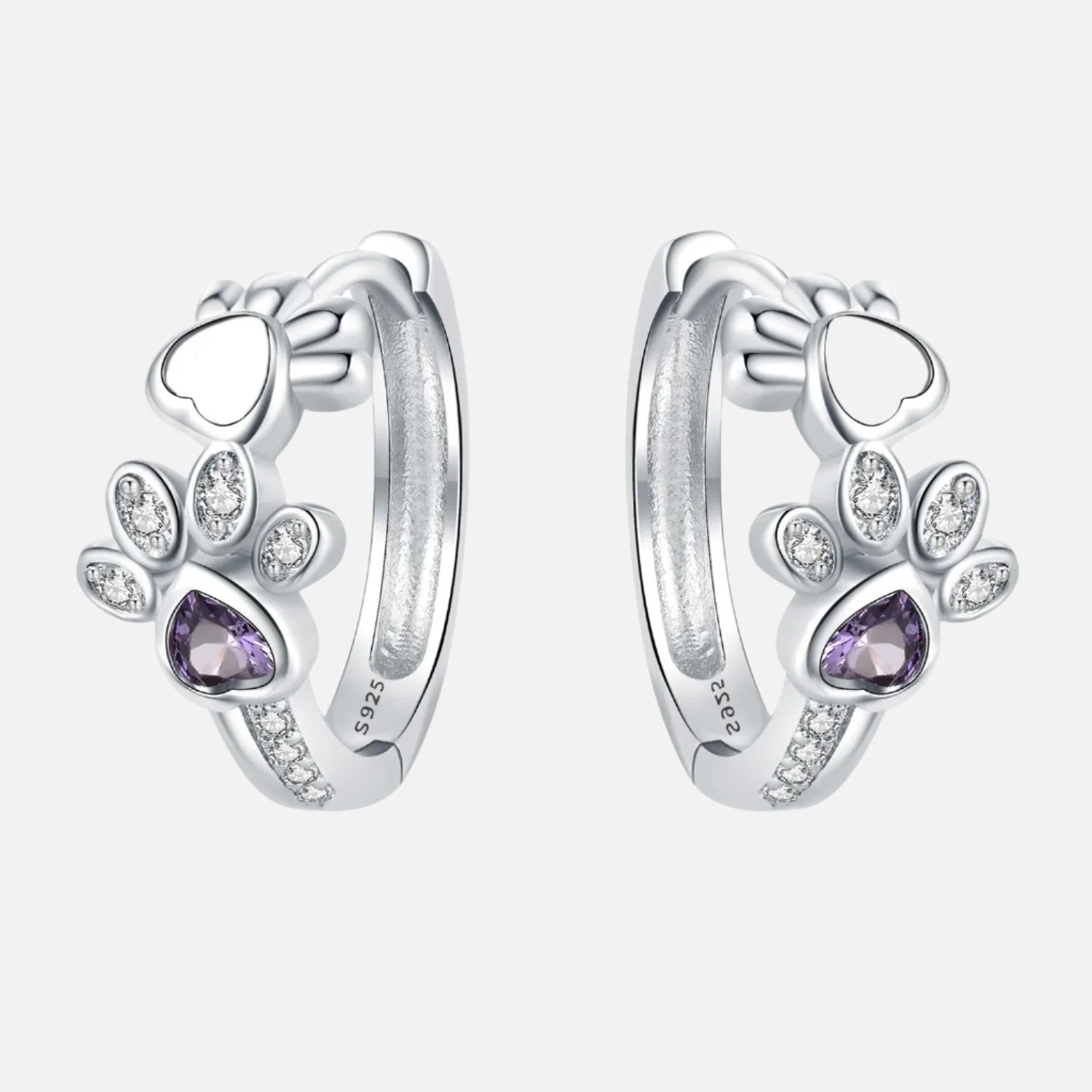 Celestial Paw Huggie Earrings-Westeryn