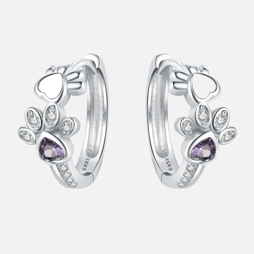 Celestial Paw Huggie Earrings-Westeryn