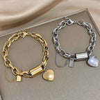 Heartened Chunky Bracelet | Gold-Westeryn