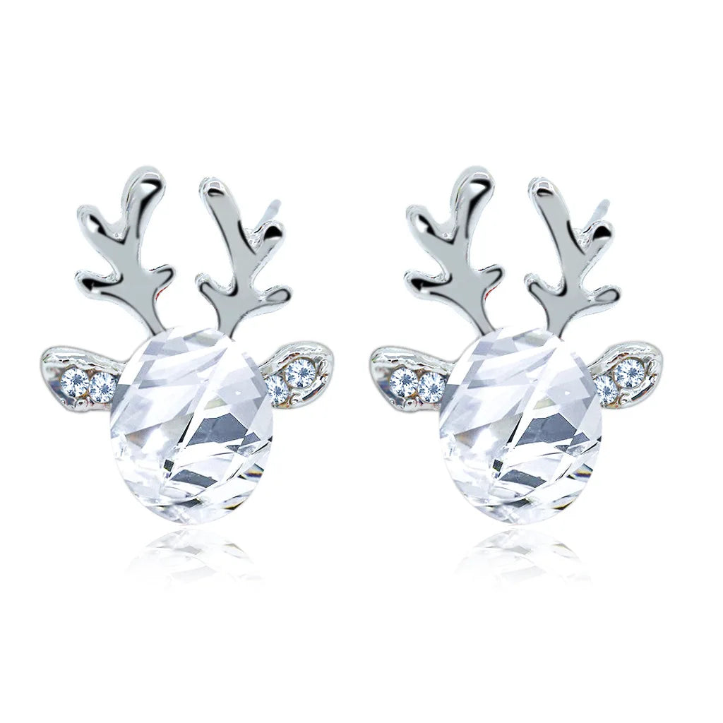 Enchanted Reindeer Crystal Studs-Westeryn