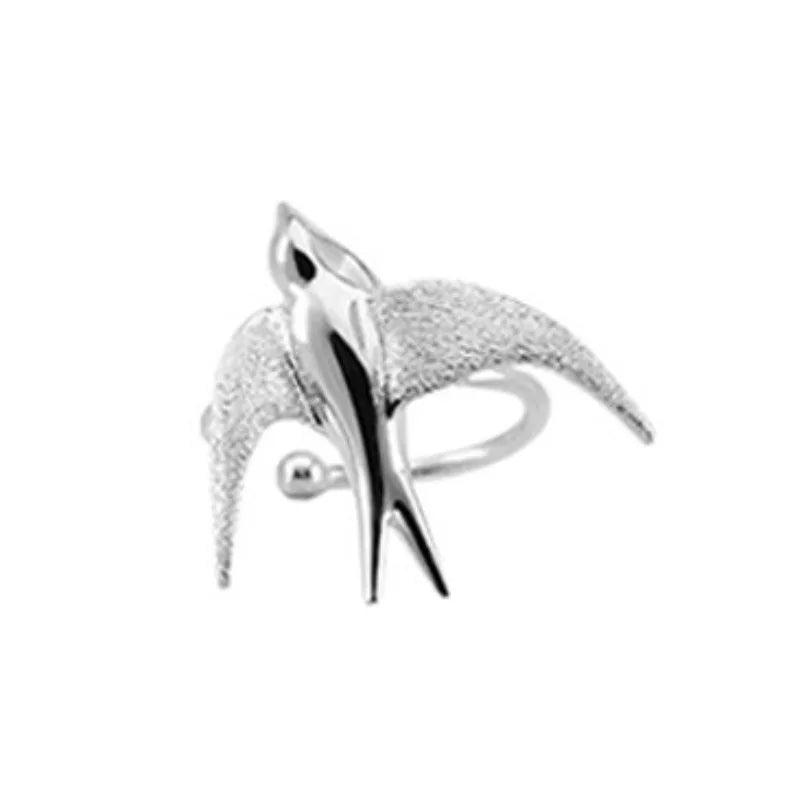 Whimsical Swallow Clip-On Earrings-Westeryn