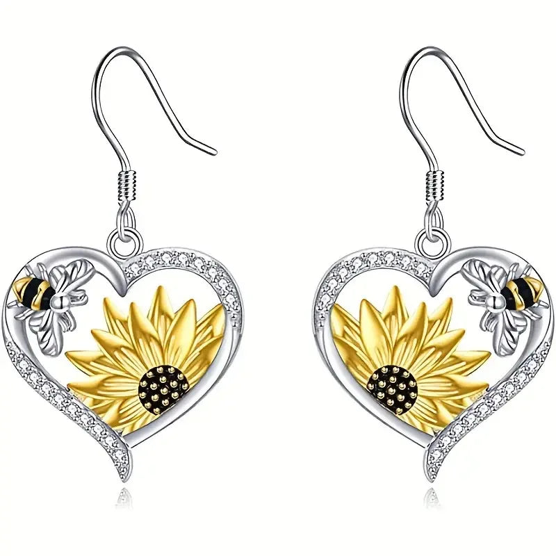Whimsical Blossom Dangle Earrings-Westeryn