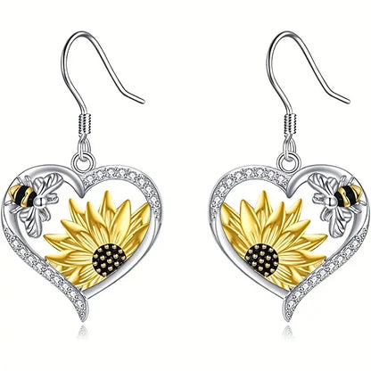 Whimsical Blossom Dangle Earrings